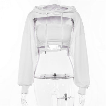 Irregular long sleeve sweater