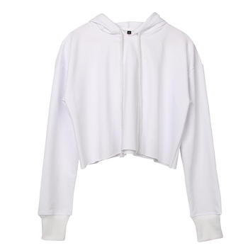 Women's Fleece Crop Hoodie