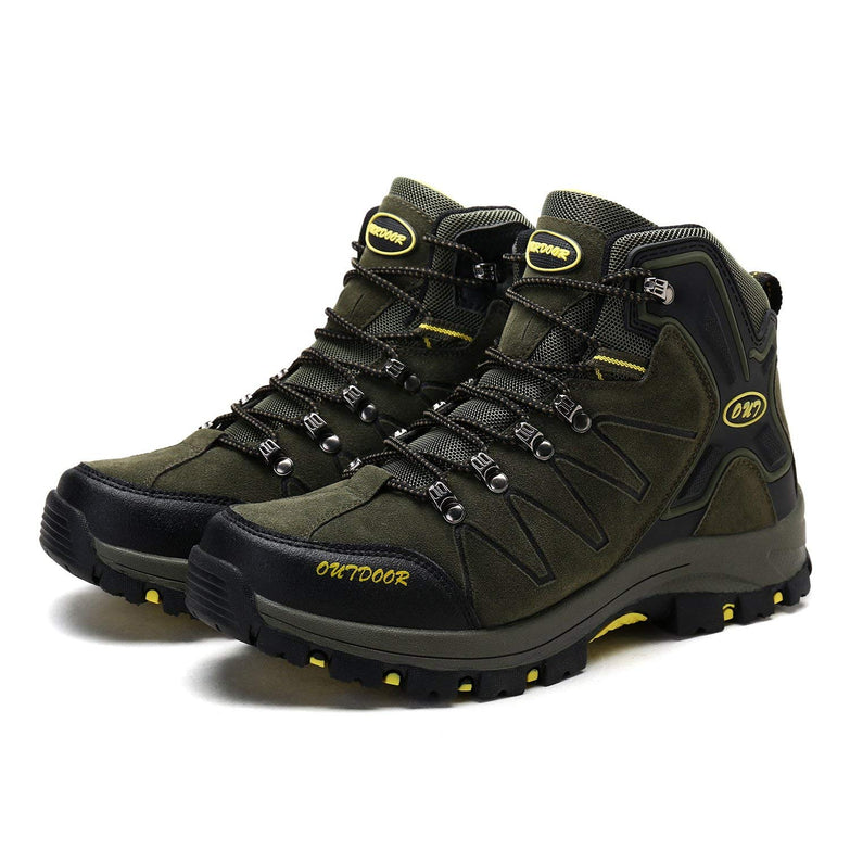 Men's Mid Trekking Hiking Boots Outdoor Lightweight Hiker - unitedstatesgoods