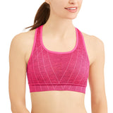 Women's Medium Impact Seamless Sports Bra With Open Back - unitedstatesgoods