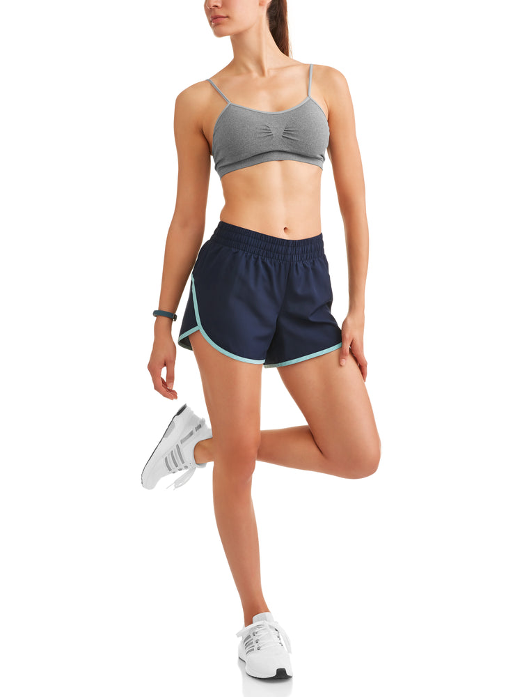 women's active woven running shorts with built-in liner - unitedstatesgoods