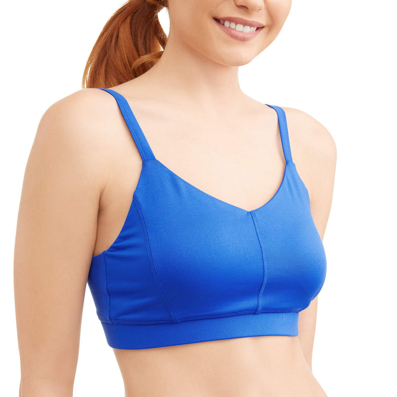 Women's Core Active Lattice Back Cami Sports Bra with Retractable Straps - unitedstatesgoods