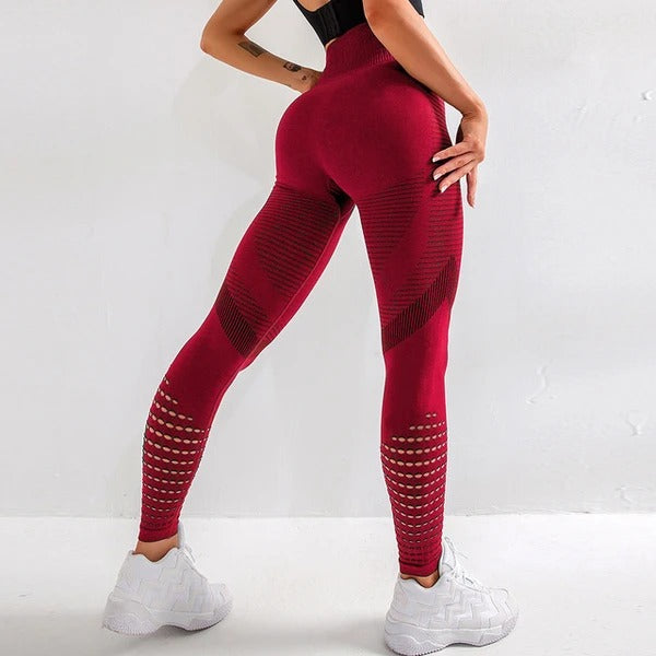 Cutout women's yoga trousers