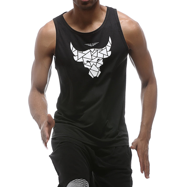 Quick-drying Sports Vest Loose Bullfight Fitness Clothing Sleeveless Training Tank Tops - unitedstatesgoods