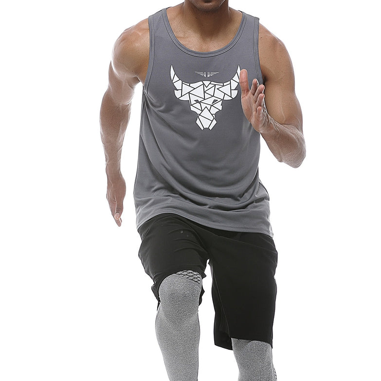 Quick-drying Sports Vest Loose Bullfight Fitness Clothing Sleeveless Training Tank Tops - unitedstatesgoods