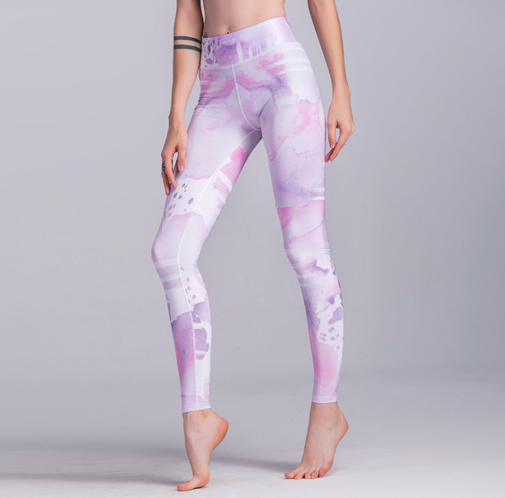 Hot ink printing sports leggings