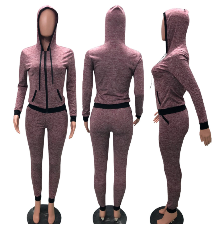 Long sleeve sports suit