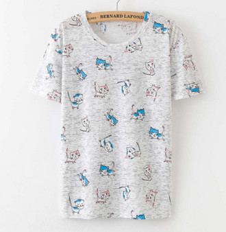 Printing  Fruit Cartoon Pattern T-shirt
