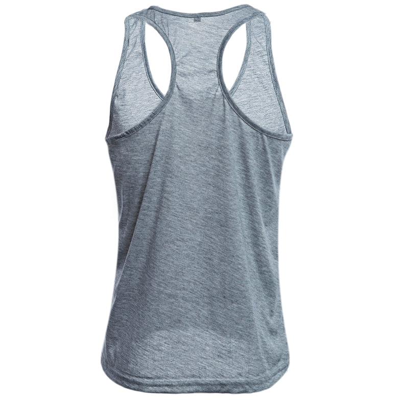 Active Scoop Collar Printed Cotton Blend Racerback Gym Tank for Men - unitedstatesgoods