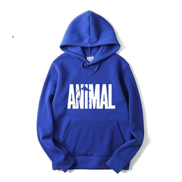 2017 Autumn and winter Bodybuilding Hoodies Men Animal Gyms Sweatshirts Long Sleeve Cotton Sportwear Fitness Pullover Muscle Top - unitedstatesgoods