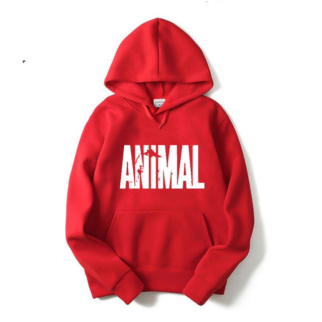 2017 Autumn and winter Bodybuilding Hoodies Men Animal Gyms Sweatshirts Long Sleeve Cotton Sportwear Fitness Pullover Muscle Top - unitedstatesgoods