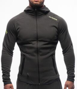 2018 Fitness Men Hoodies Brand Clothing Men Hoody Zipper Casual Sweatshirt Muscle Men's Slim Fit Hooded Jackets - unitedstatesgoods