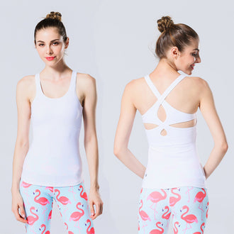 2018 Mesh Fitness Tops Sexy vest charming Breathable Sportswear Women Suit Quick-Dry Sleeveless yoga top gym running Sexy young - unitedstatesgoods