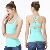 2018 Mesh Fitness Tops Sexy vest charming Breathable Sportswear Women Suit Quick-Dry Sleeveless yoga top gym running Sexy young - unitedstatesgoods