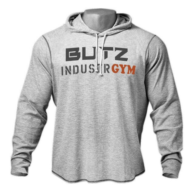 2018 New Fashion Men Muscle Gyms Bodybuilding Sporting Workout Hoodie Fitness Jackets Pullover Sweatshirt Coat Clothes - unitedstatesgoods