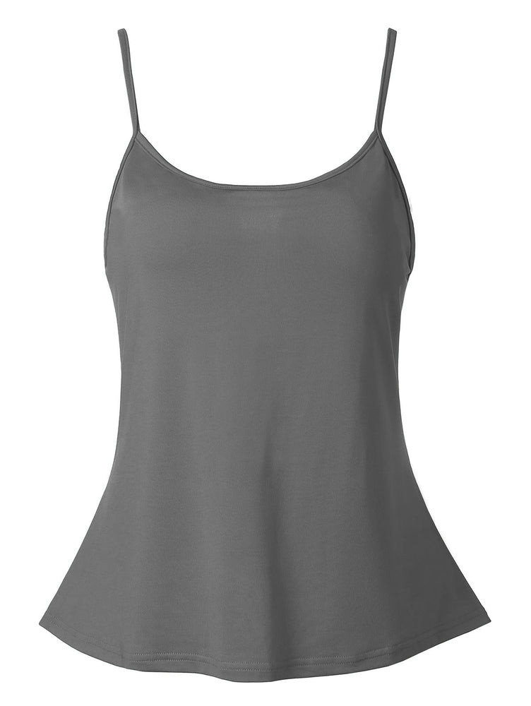 Plus Size Draped Neck 2 in 1 Tank Top - unitedstatesgoods