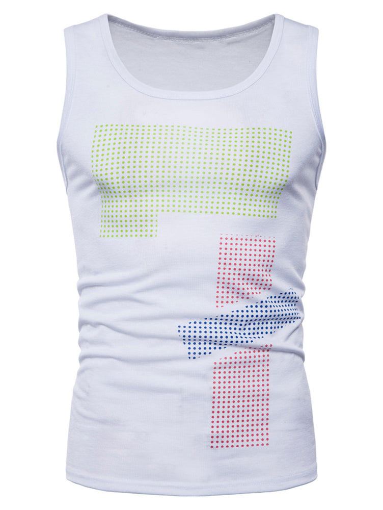 Polka Dot Workout Tank Top - unitedstatesgoods