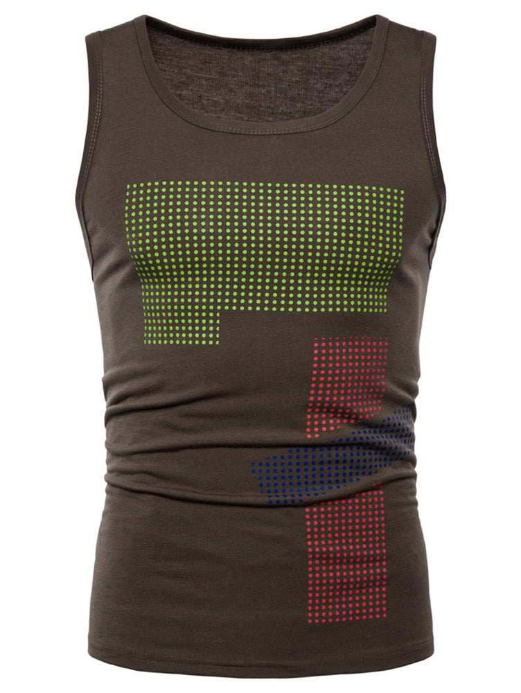 Polka Dot Workout Tank Top - unitedstatesgoods