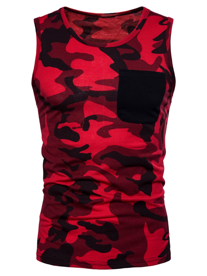 Pocket Camo Cool Tank Top - unitedstatesgoods