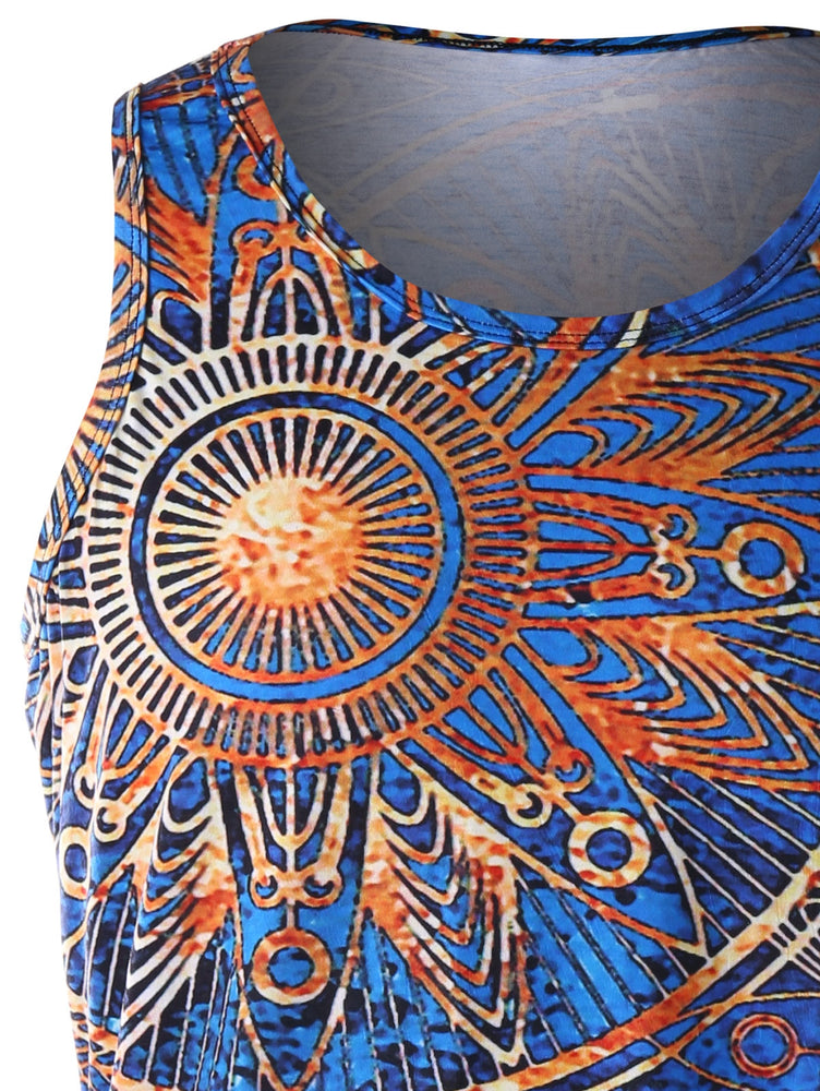 Mandala Graphic Tank Top - unitedstatesgoods