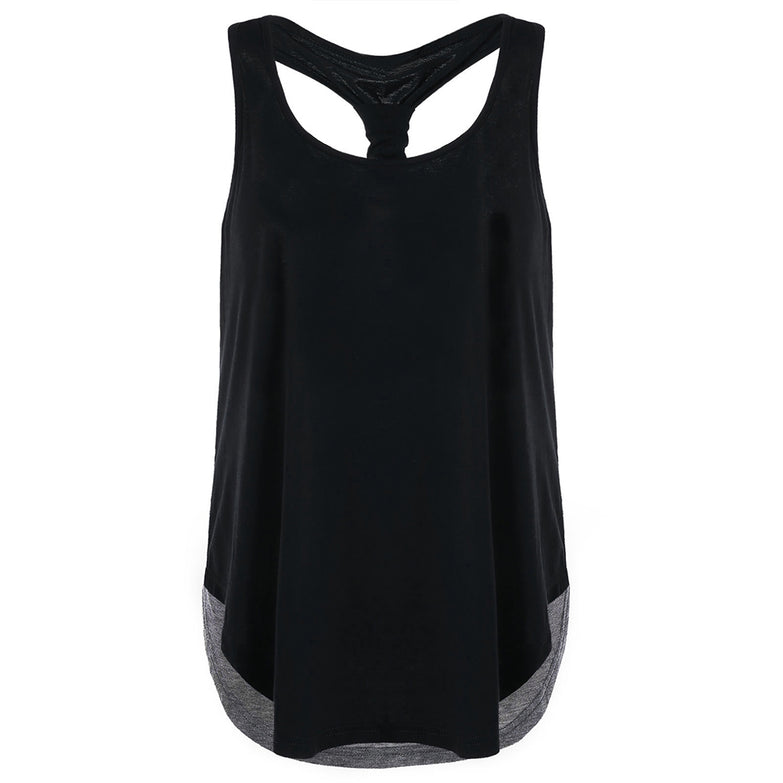 Scoop Neckline Racerback Tank Top - unitedstatesgoods