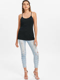 Lace Crochet Cut Out Tank Top - unitedstatesgoods