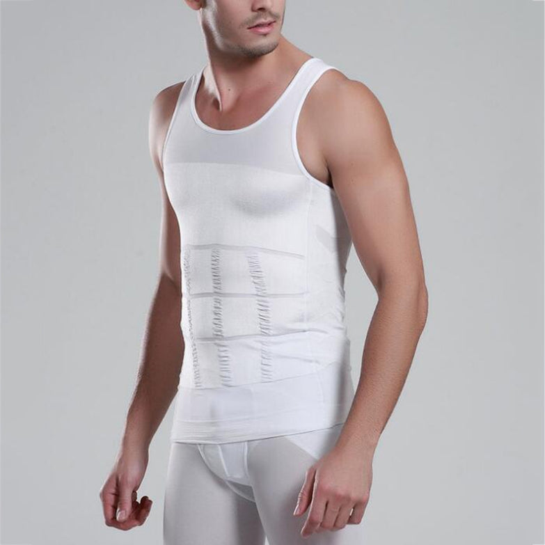 Men's Body Shaper Slimming Shirt Tummy Waist Vest - unitedstatesgoods