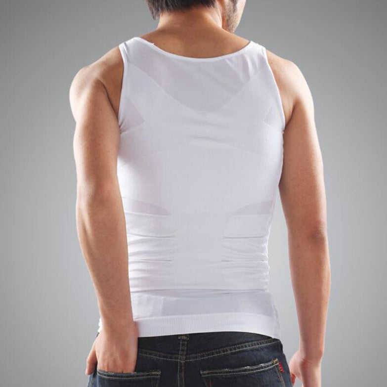 Men's Body Shaper Slimming Shirt Tummy Waist Vest - unitedstatesgoods