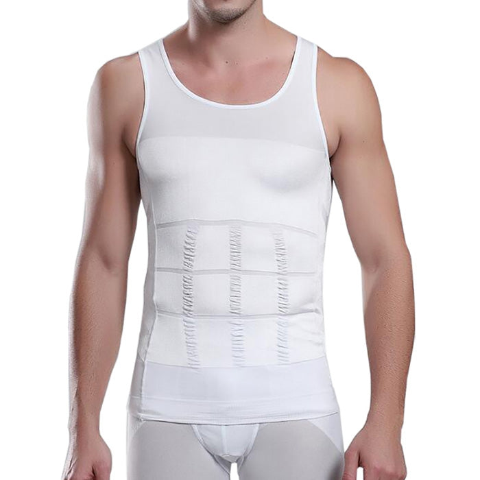 Men's Body Shaper Slimming Shirt Tummy Waist Vest - unitedstatesgoods