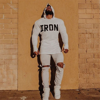 2019 Autumn Men Black Hoodie Brand Men's Casual Streetwear Men's Fashion Printing Sweatshirts Gyms Fitness Menswear Hip Hop - unitedstatesgoods