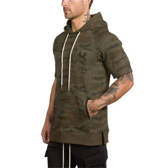 2019 Men Gyms Camouflage Zipper Hoodies Fitness Bodybuilding Sweatshirt Crossfit Pullover Sportswear Male Workout Hooded Jackets - unitedstatesgoods