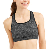 Women's Medium Impact Seamless Sports Bra With Open Back - unitedstatesgoods