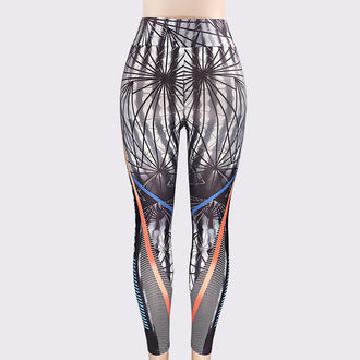 Letter Print Fitness Women Leggings