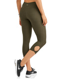 N.Y.L. Sport Women's Active Ankle Cutout Performance Capri Legging - unitedstatesgoods