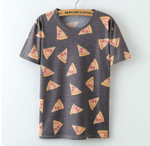 Printing  Fruit Cartoon Pattern T-shirt