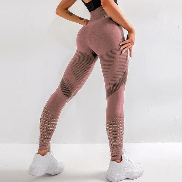 Cutout women's yoga trousers