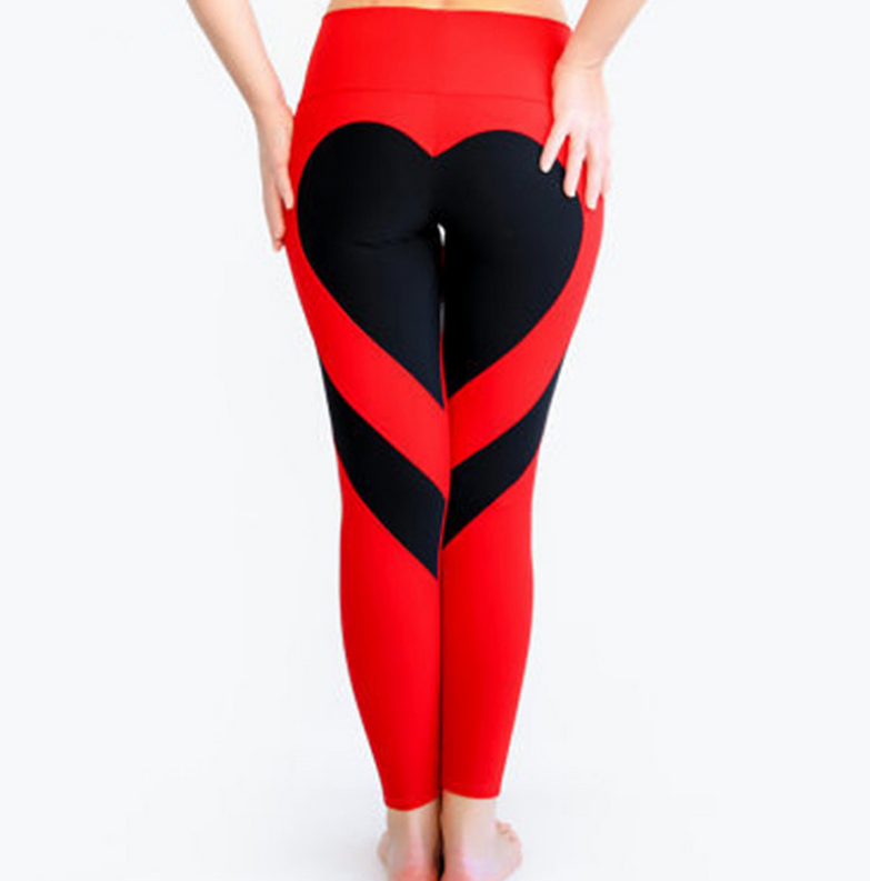 Buttock love bang color splicing yoga