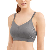 Women's Core Active Lattice Back Cami Sports Bra with Retractable Straps - unitedstatesgoods