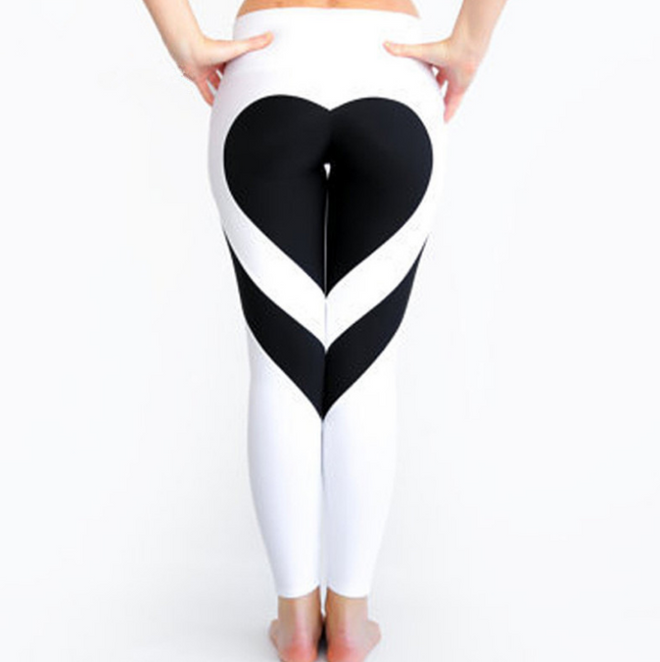 Buttock love bang color splicing yoga