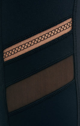 Women's Active Filament Block Capri Performance Legging - unitedstatesgoods