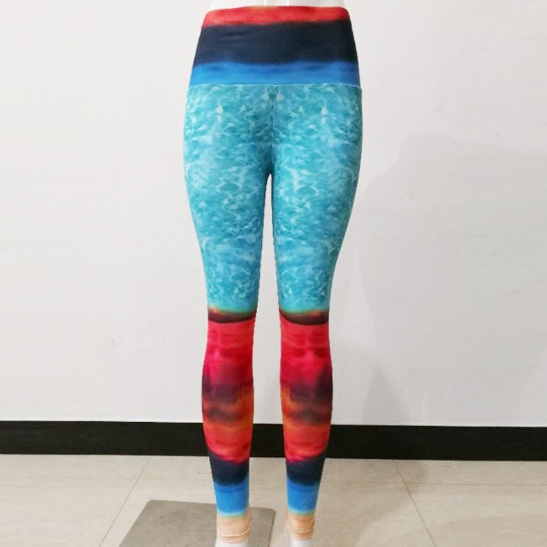 High-waisted yoga pants