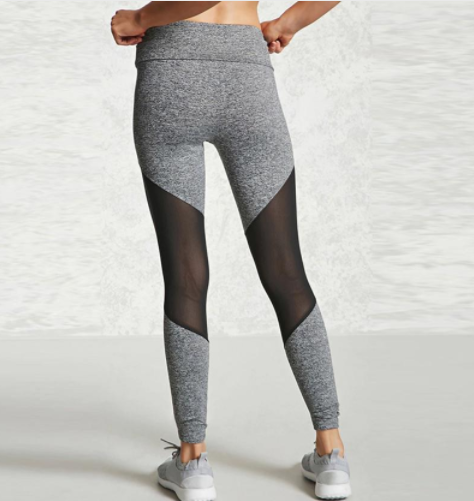 Mesh Patchwork Stitching Yoga Fitness Leggings