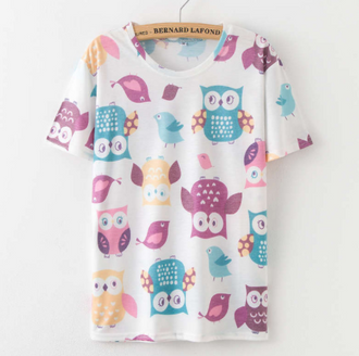 Printing  Fruit Cartoon Pattern T-shirt