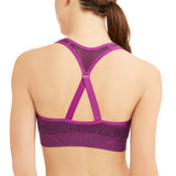 Women's Medium Impact Seamless Sports Bra With Open Back - unitedstatesgoods