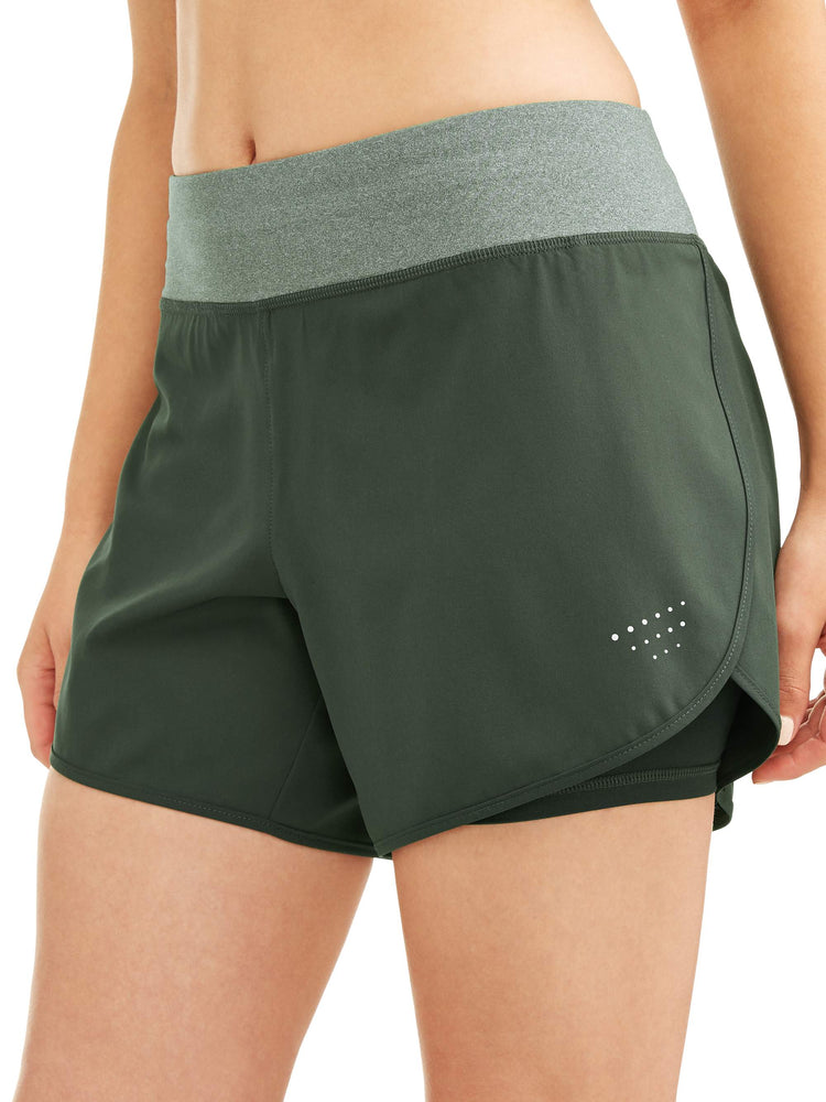 Women's Core Active 5 2fer Stretch Woven Running Short - unitedstatesgoods