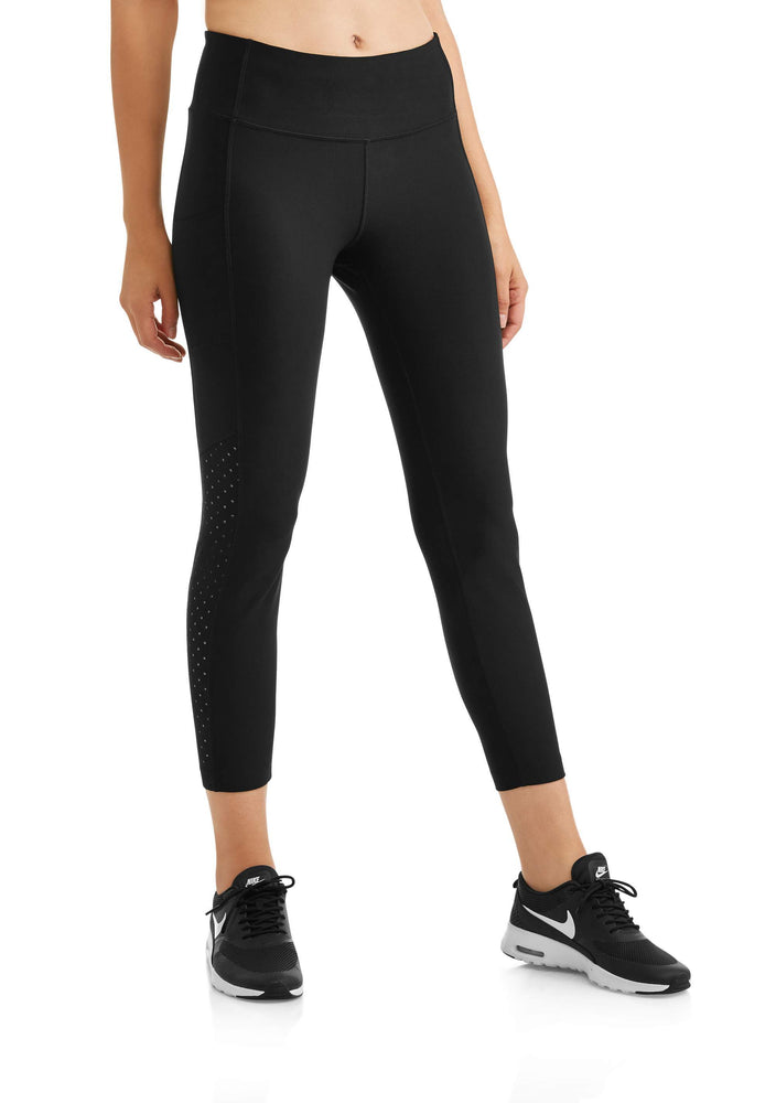 Women's Core Active Laser Cut Performance Crop Leggings - unitedstatesgoods