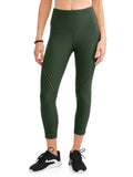 Women's Active High Rise Performance Filament Insert Capri Legging - unitedstatesgoods