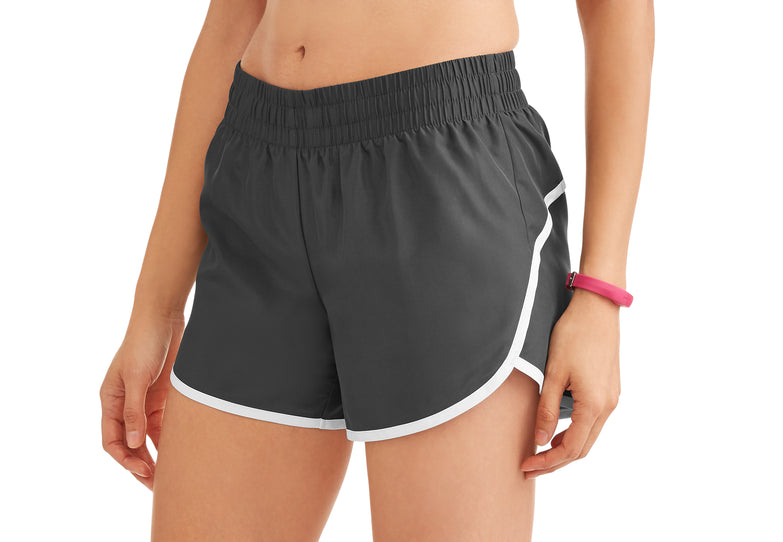 women's active woven running shorts with built-in liner - unitedstatesgoods