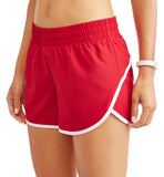 Athletic Works Women's Core Active Dolphin Hem Woven Running Shorts With Hidden Liner - unitedstatesgoods