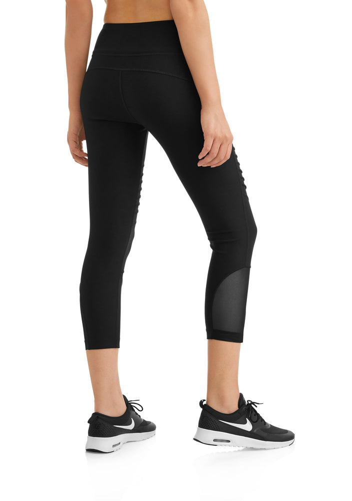 Women's Core Active Moto Mesh Performance Capri - unitedstatesgoods